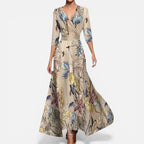 Women’s Floral Maxi Dress – Flowing Silhouette