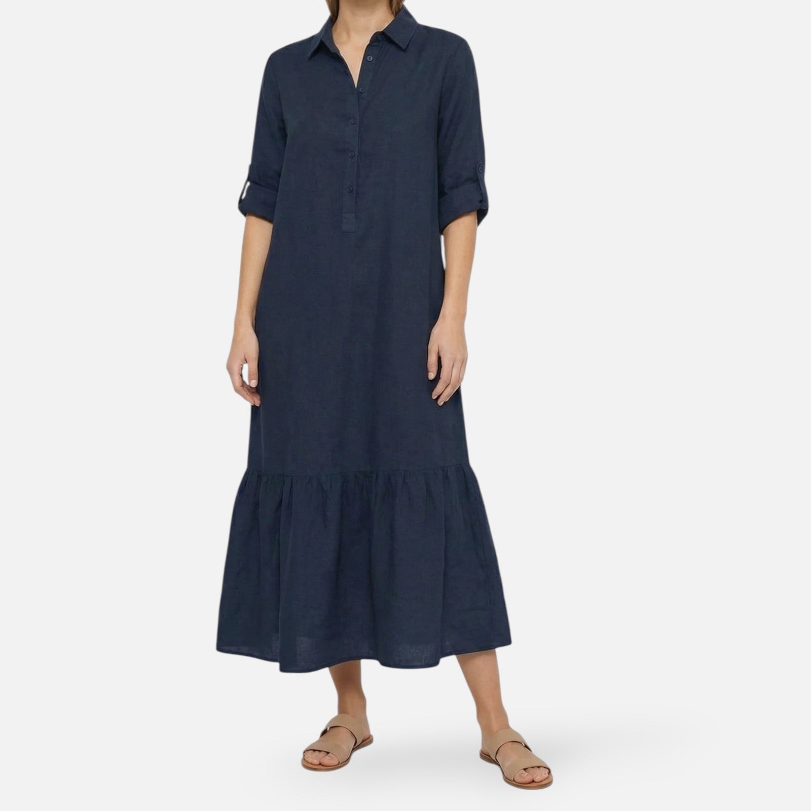Montleigh | Women's Cotton Blend Maxi Dress – Summer Elegance