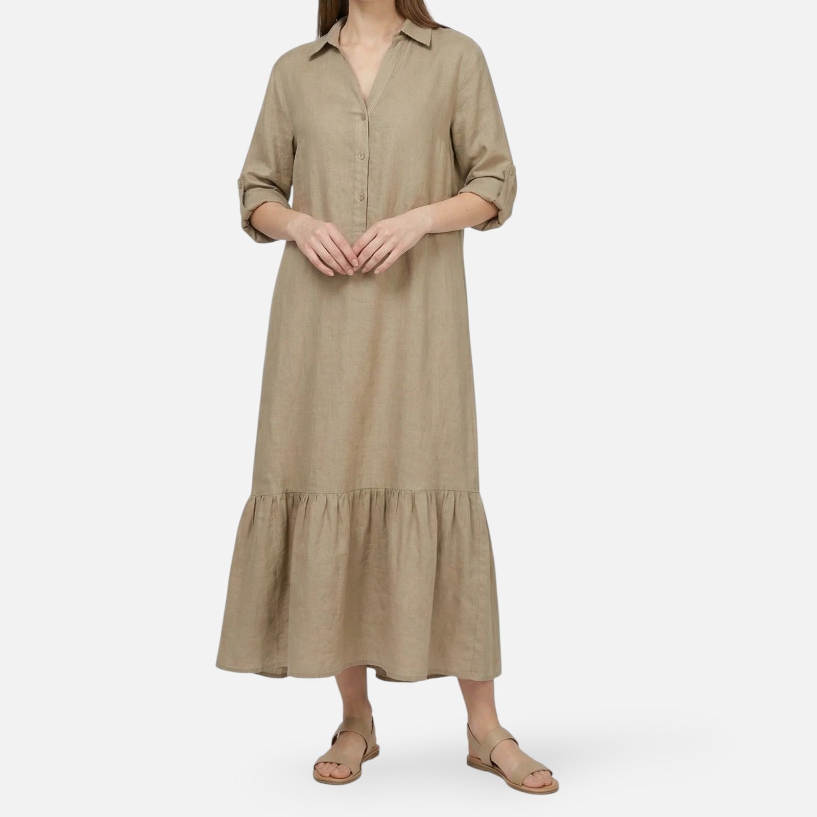 Montleigh | Women's Cotton Blend Maxi Dress – Summer Elegance