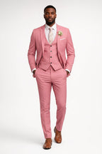 Men’s 3 Piece Formal Slim Fit Suit Set - Craw Leigh