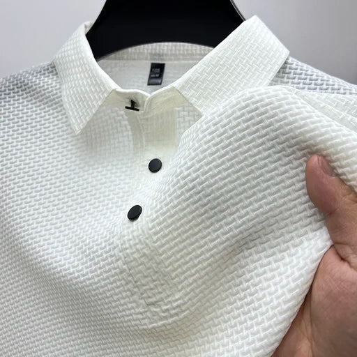 Men’s Knit Polo Shirt – Smart Casual Fit