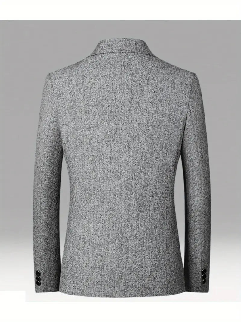 Men’s Slim Fit Tailored Blazer – Smart-Casual Structured Jacket