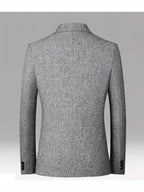 Men’s Slim Fit Tailored Blazer – Smart-Casual Structured Jacket