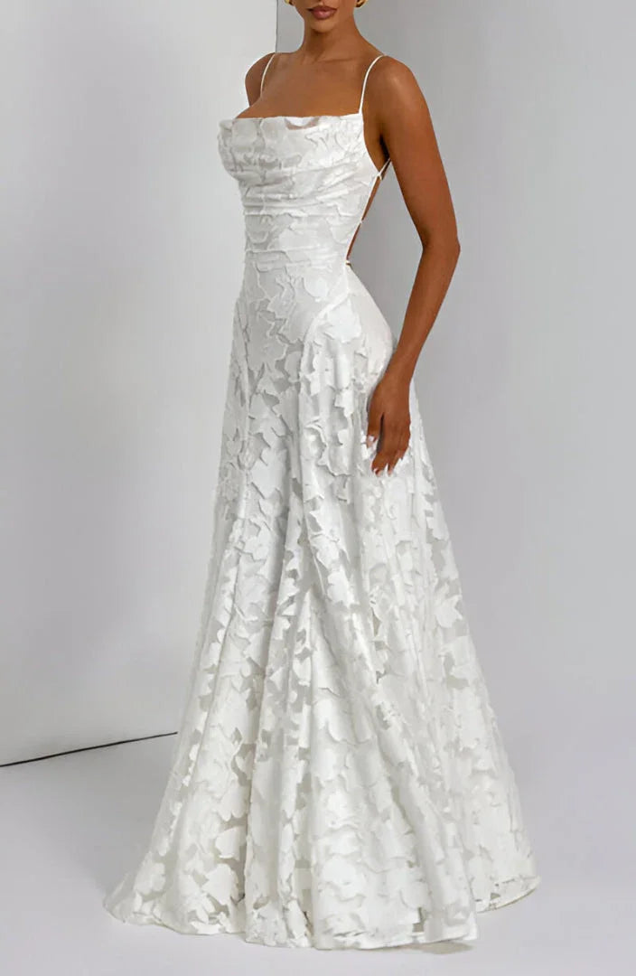Women’s Floral Maxi Dress – Elegant Silhouette