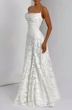 Women’s Floral Maxi Dress – Elegant Silhouette