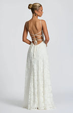 Women’s Floral Maxi Dress – Elegant Silhouette