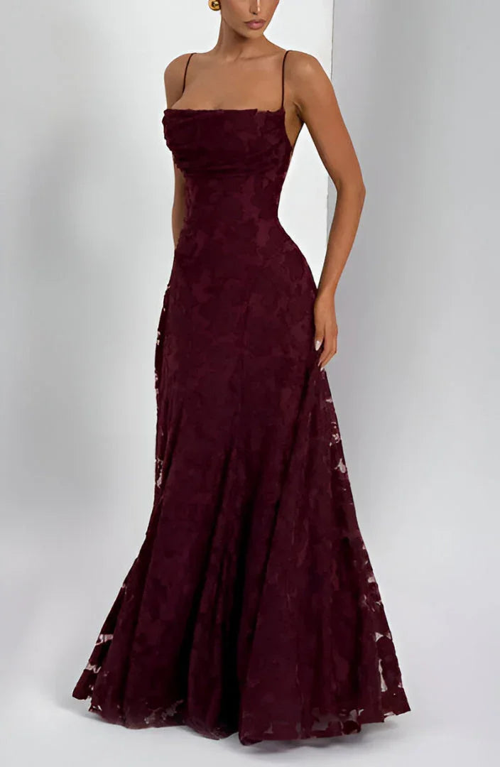 Women’s Floral Maxi Dress – Elegant Silhouette