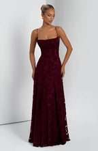 Women’s Floral Maxi Dress – Elegant Silhouette