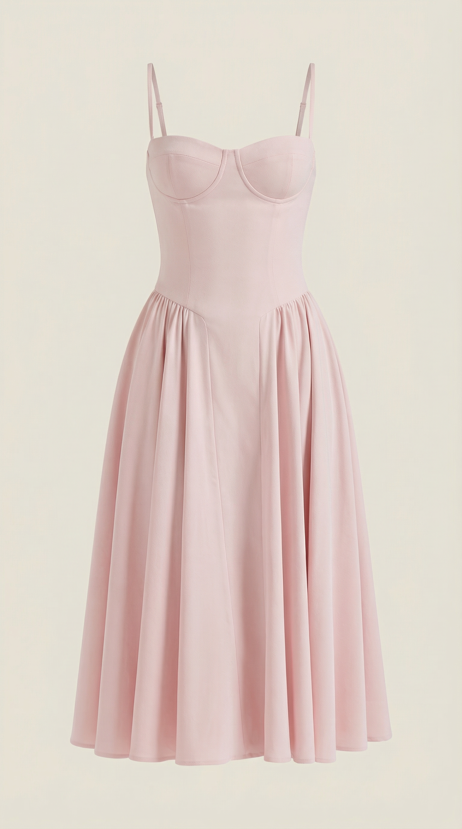 Montleigh | Women’s Floral Corset Midi Dress – Elegant Silhouette
