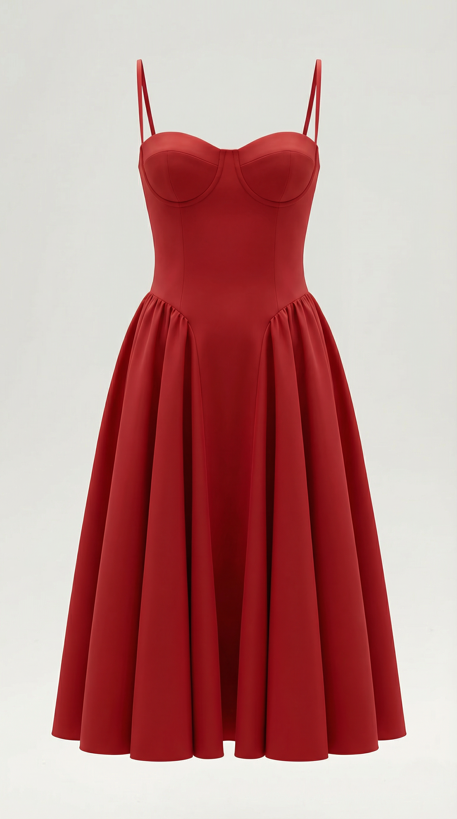Montleigh | Women’s Floral Corset Midi Dress – Elegant Silhouette