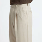 Men’s Straight-Leg Suit Trousers – Tailored Fit