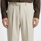 Men’s Straight-Leg Suit Trousers – Tailored Fit