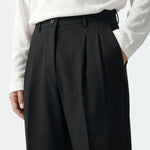 Men’s Straight-Leg Suit Trousers – Tailored Fit