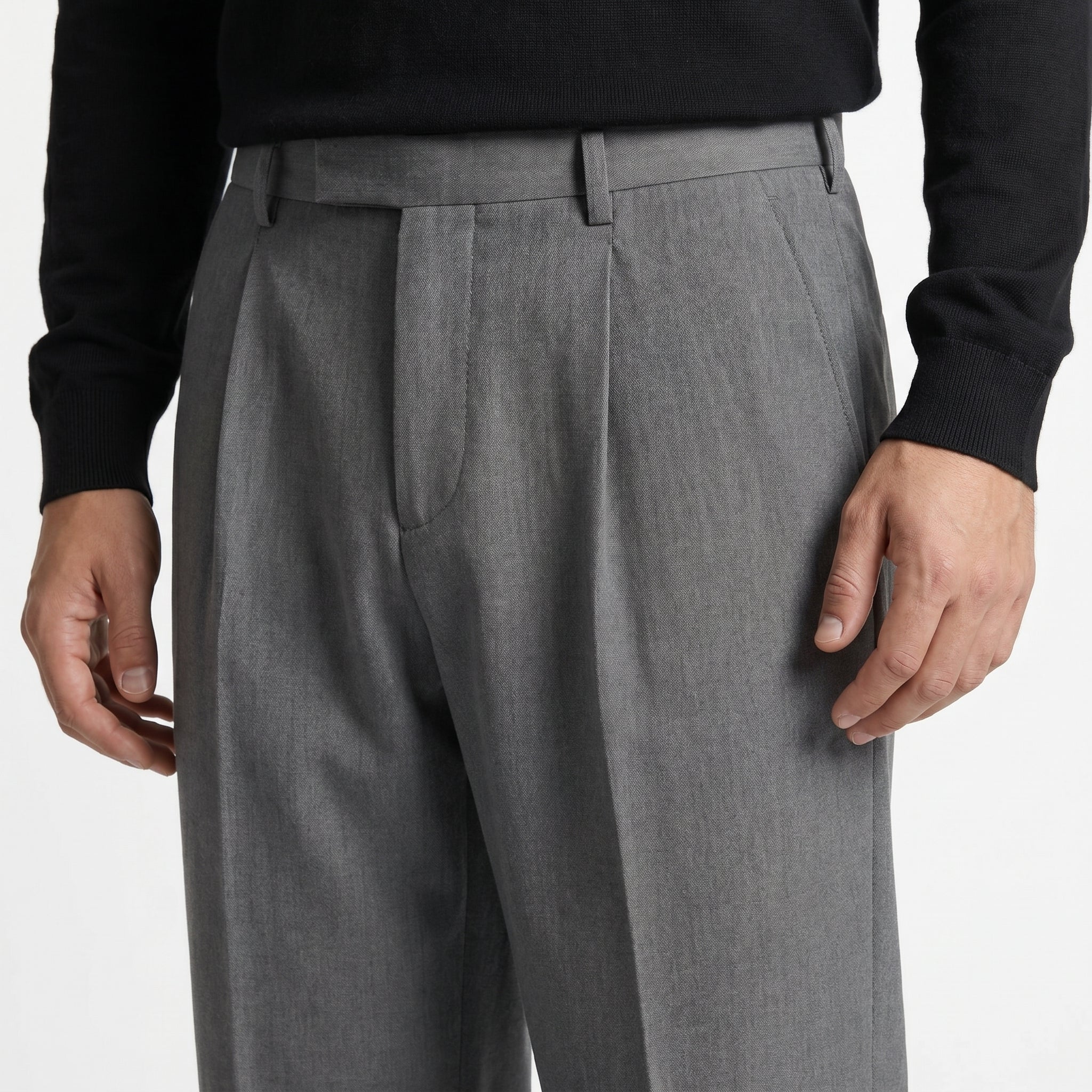 Montleigh | Men’s Straight-Leg Suit Trousers – Tailored Fit