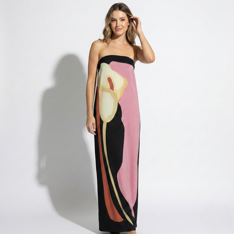 womens strapless maxi dress 'Bliss' Strapless Maxi Dress