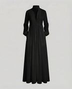Women’s Lightweight Button Front Maxi Shirt Dress – Relaxed Flowy Silhouette