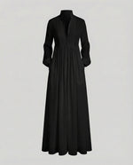 Women’s Lightweight Button Front Maxi Shirt Dress – Relaxed Flowy Silhouette